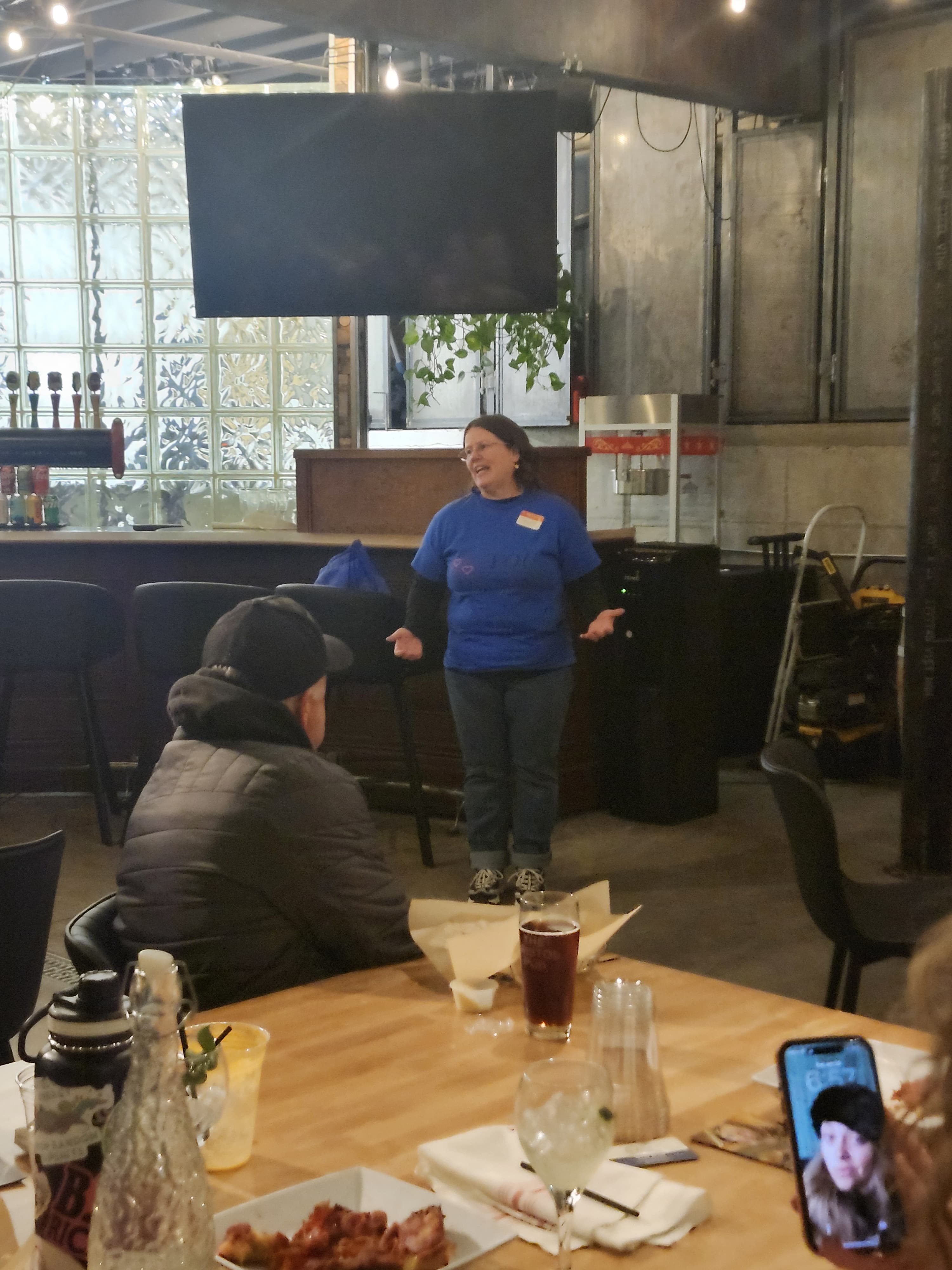 Nonprofit pitching at Bristol Brewing